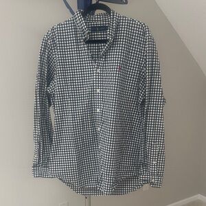 Polo by Ralph Lauren Men's Checkered Shirt in Black and White
